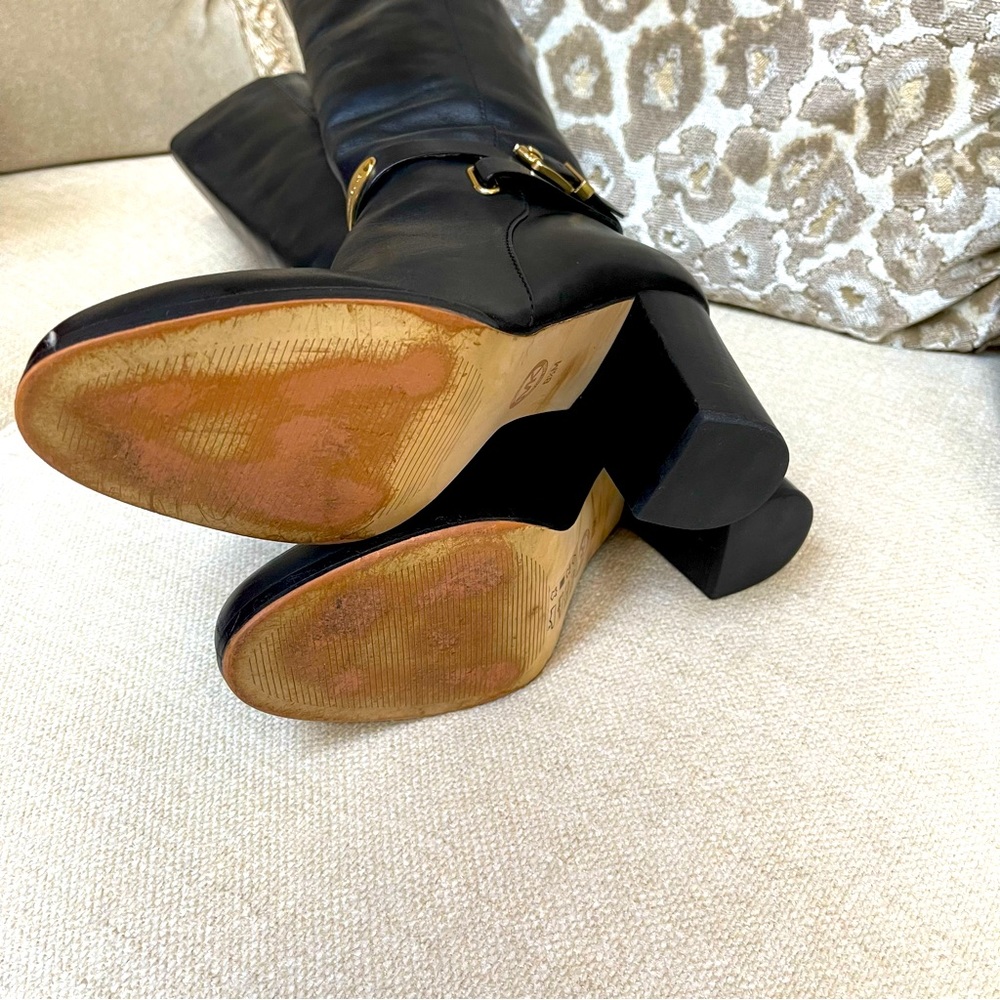 Michael Kors | Boots | Arly | Heeled | Leather | Black | 8.5 - Picture 6 of 7